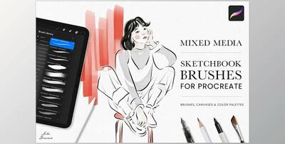 Sketchbook Procreate Brushes Mixed Media Sketch WJES7WZ