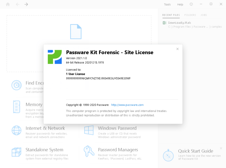 Passware Kit Forensic 2022.1.0 x64