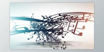 Musical Notation Logo Reveal (Videohive 6432236)