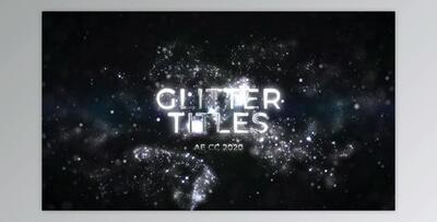 Luxury Silver Glitter Titles (Videohive 44317131) - AE Project
