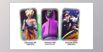 NFT Studio Opener (Videohive 36103867) - PR Project