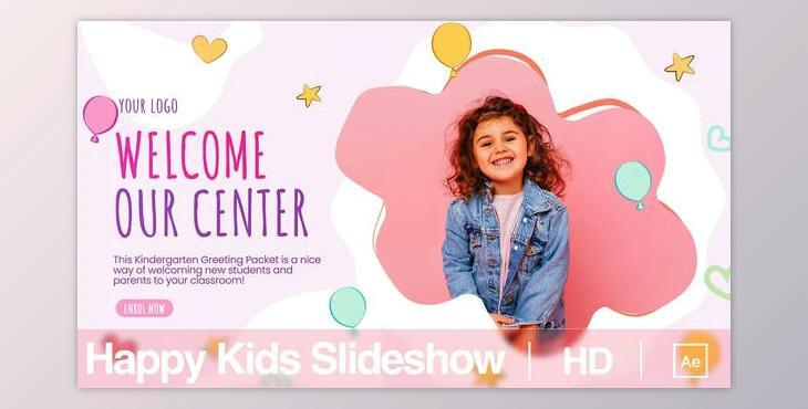 Happy Kids Slideshow (Videohive 38342478) - AE Project