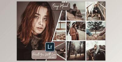Deep Mood Lightroom Presets (Mob, Desk)