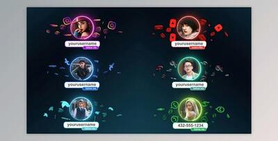 Social Media Lower Thirds (Videohive 33560938) - PR Project