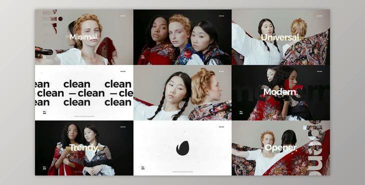 Minimal Dynamic Short Opener / Stomp Event Promo / Clean Typography Vlog / Youtube Channel Intro (Videohive 37301256) - AE Project