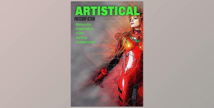 Graphicriver – Artistical Photoshop Action 22119495 (ATN)