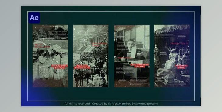 Historical Instagram Story (Videohive 47529675) - AE Project