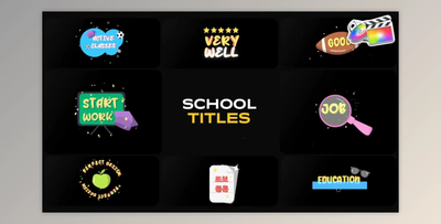 School Titles for FCPX (Videohive 54217035)