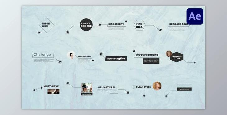 Digital Callout Titles for After Effects (Videohive 52725225) - AE Project