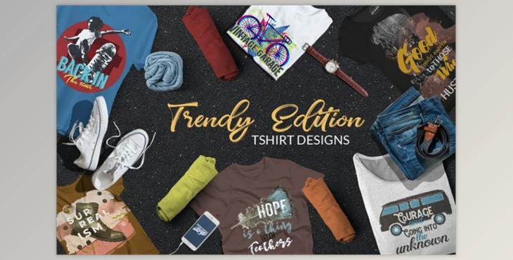 InkyDeals Trendy Edition T-Shirt Designs Bundle