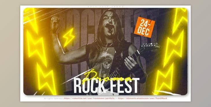 Rock Fest Promo (Videohive 42434954) - AE Project