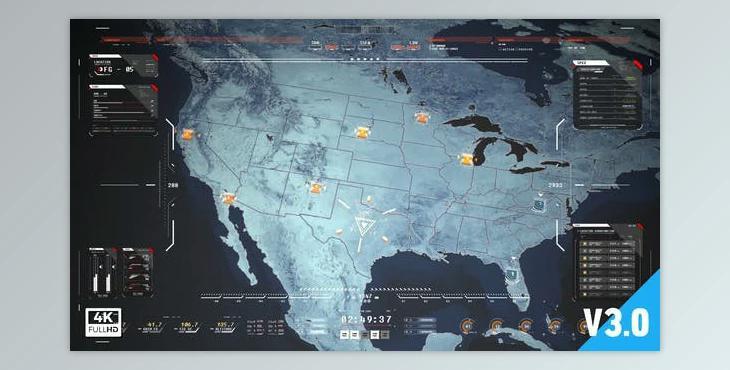 HUD Map Pack (Videohive 21241444) - AE Project