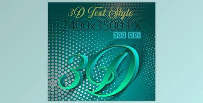 3D Text Effect 25_9_20 GraphicRiver-28720799 PSD