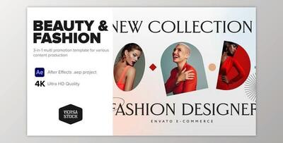 3-in-1 Fashion Apparel Beauty Opener (Videohive 33610881) - AE Project