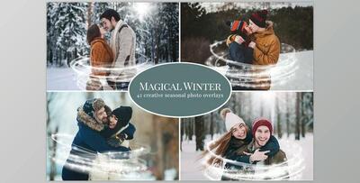 Magical Winter photo overlays CreativeMarket-5460759 (JPG, PNG)