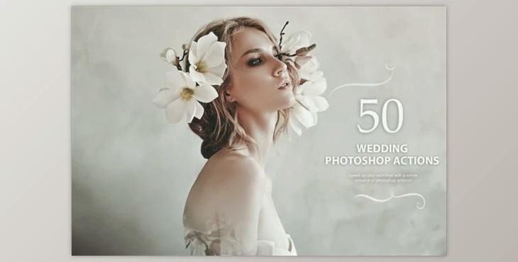 50 Wedding Photoshop Actions by Eldamar Studio
