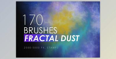 Fractal Dust Stamp Brushes CreativeMarket - 10173859