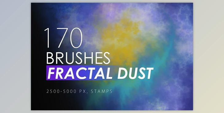 Fractal Dust Stamp Brushes CreativeMarket - 10173859