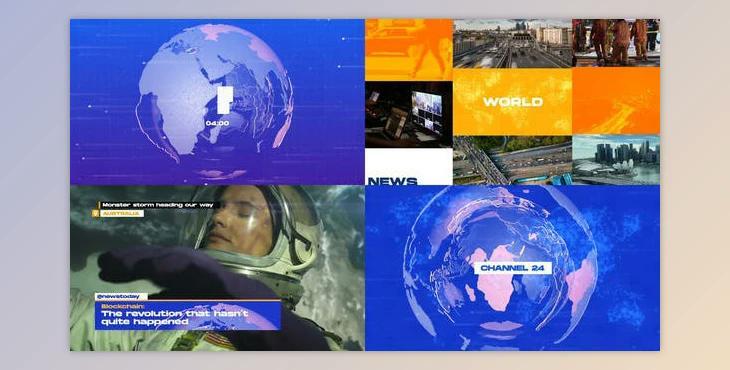 News Channel Rebrand Pack (Videohive 32823126) - AE Project