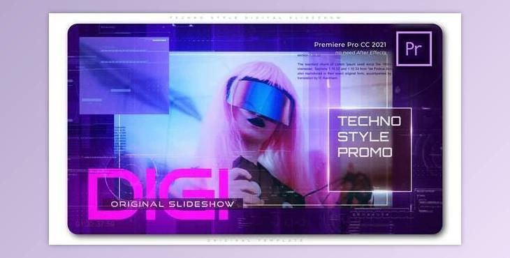 Techno Style Digital Slideshow (Videohive 33119940)
