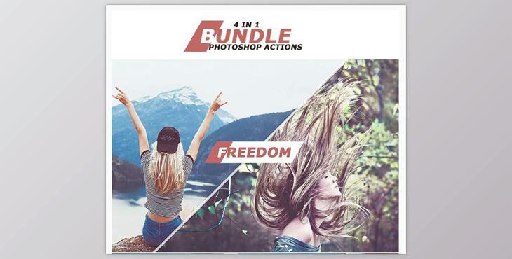 4 IN 1 Photoshop Actions September Bundle GraphicRiver-28620663