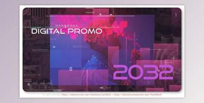 Strong Geometry Digital Promote (Videohive 42486184) - AE Project