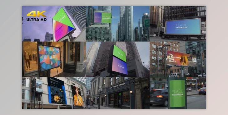 City Advertising Mockups (Videohive 25782377) - AE Project