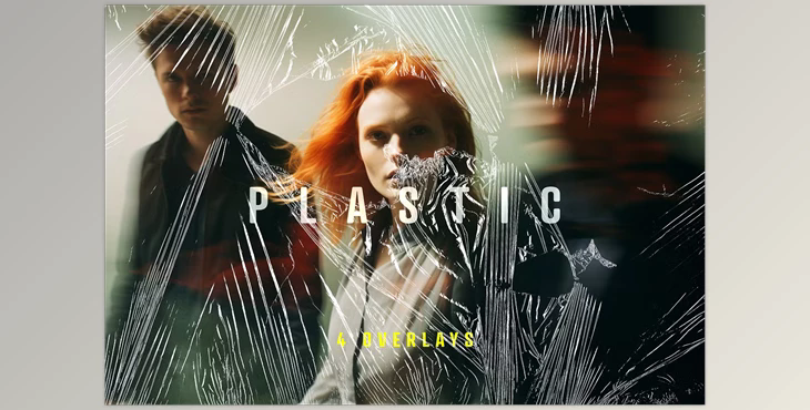 Plastic Wrap Texture Overlays - 92518683