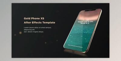Gold Phone XS (Videohive 23128612) - AE Project