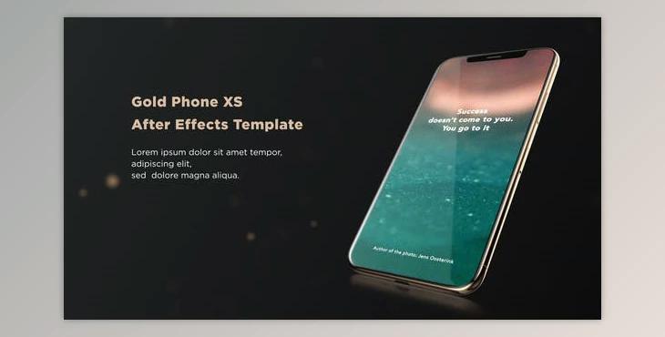 Gold Phone XS (Videohive 23128612) - AE Project